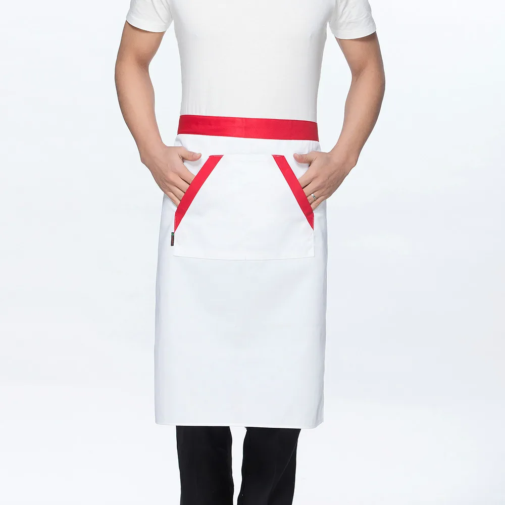 Новая мужская форма шеф-повара Женская еда с коротким рукавом Одежда для ресторанов отель кухня рабочая одежда официанта одежда - Цвет: Apron2