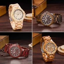 Сандаловое дерево часы Роскошные мужские наручные часы UWOOD кварцевые часы повседневные мужские нарядные часы деревянные наручные часы Мужские часы Montre