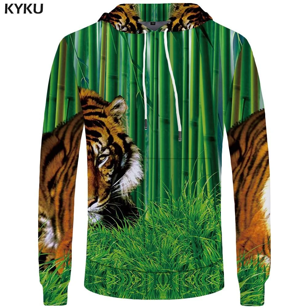 Aliexpress.com : Buy KYKU Brand Tiger Hoodies Men Bamboo