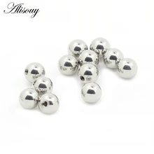100 шт. 3/4 мм с резьбой Сталь мяч круглый стержень для 16G/20G задняя сторона серебро Цвет ювелирные изделия Аксессуары для DIY серьги-гвоздики