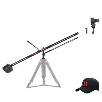

MYB501 3.1m Aluminum Camera Crane Jib Arm Foldable Extanble Compact 75mm and 65mm Bowl Size for DSLR Camera Load 8 kg