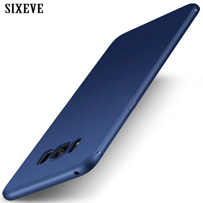 Силиконовый мягкий матовый чехол SIXEVE для сотового телефона Samsung Galaxy S9 S8 Plus S6 S7 Edge