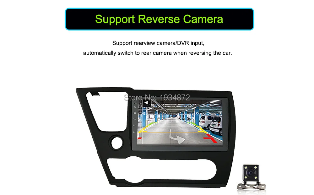 Top Funrover 9" Android 8.0 2 din Car dvd radio gps navi player stereo for Honda Civic EX/LX/DX 2GB+32GB canbus multimedia usb FM BT 24