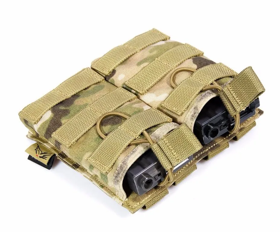 FLYYE MOLLE EV Универсальный двойной маг Чехол Военная походная модульная CORDURA FY-PH-M024