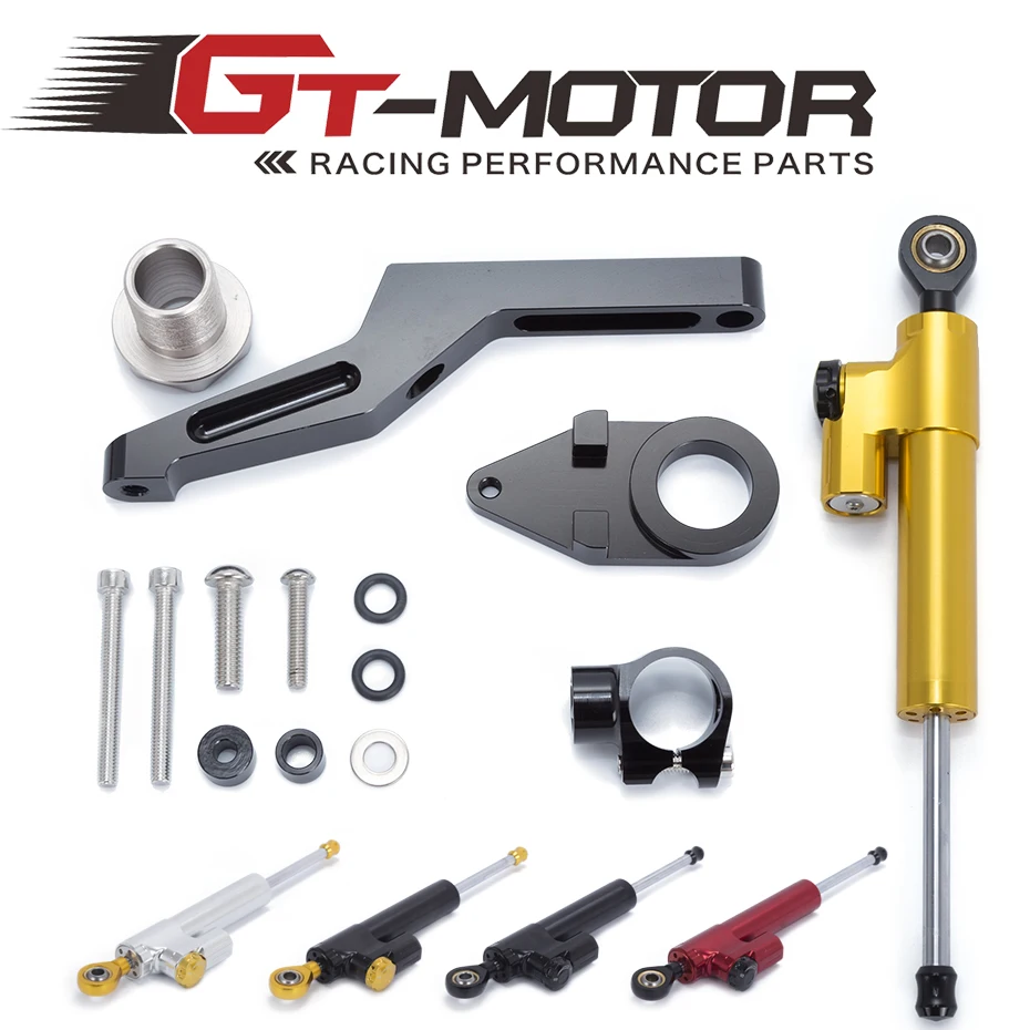 GT Motor Motorcycle CNC Damper Steering StabilizerLinear Reversed