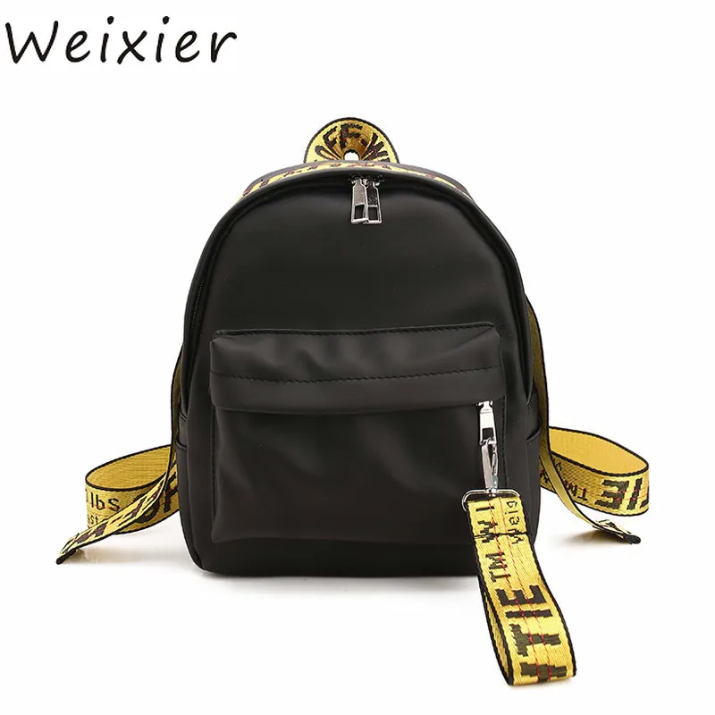Goede Weixier Merk Preppy Stijl Brief Panelled Vrouwen Rugzak Meisje Schooltas Dames Kleine Reistas Student School Rugzakken V2 28