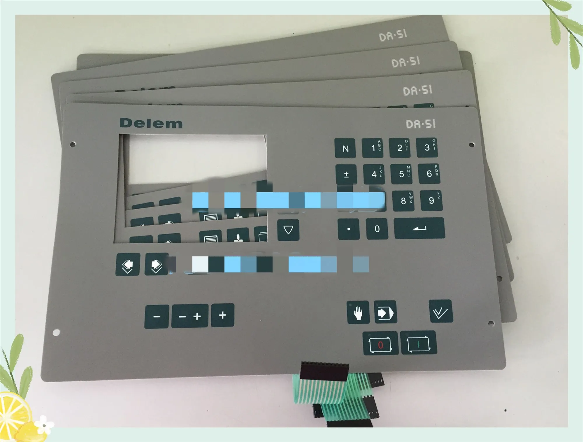 Для DELEM голландский гибочный станок с ЧПУ станок DA51 кнопка доска новая клавиатура пленка