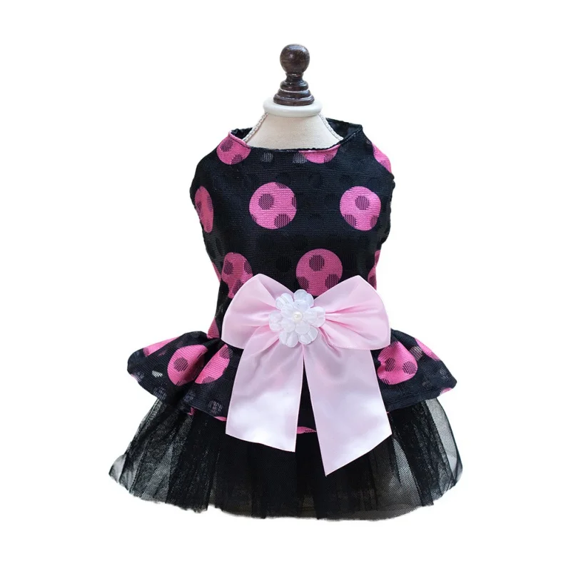 Dog Tutu Dress For Girls Dogs Puppy Princess Dress Colorful Lace Skirt