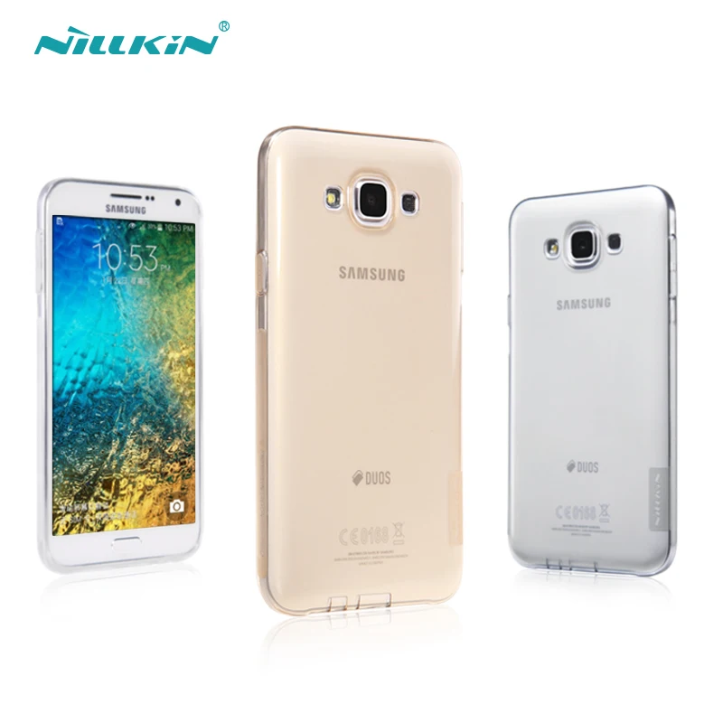 For Samsung Galaxy E7/E700 case Nillkin Nature Series High Quality Soft TPU back cover samsung galaxy e7/e700 |