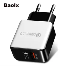 Европейская штепсельная вилка Quick QC 3,0 USB зарядное устройство для путешествий настенное зарядное устройство адаптер питания для мобильного телефона Быстрая зарядка для Xiaomi huawei samsung