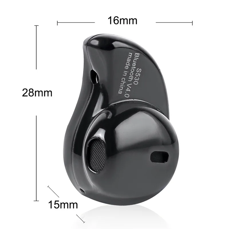 VAORLO S530 Bluetooth Earphones Mini Invisible Sport running Handsfree Wireless Headset Earbuds bluetooth headphone pk i7|Bluetooth Earphones & Headphones| - AliExpress