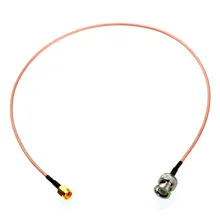 50 см Кабельный разъем BNC Штекерный соединитель SMA Мужской прямой прижим RG316 Pigail линия подключения DC112