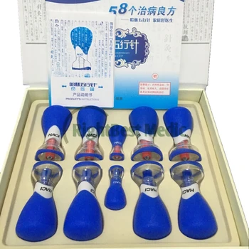 

Latest production New Ten Year Update Deluxe HACI Magnetic Acupressure Suction CuppingSet - 10 Cups Wu Xing Zhen Free Shipping