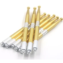 10 шт. тату оборудование ручной кристалл Tebori бровей ручка Перманентный машинка для перманентного макияжа ручка микролиста для губ и бровей