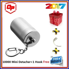 10000 предполагаемый портативный eas Мини карманный деташер, приспособление для удаления защитной бирки+ eas Мини съемник для датчиков