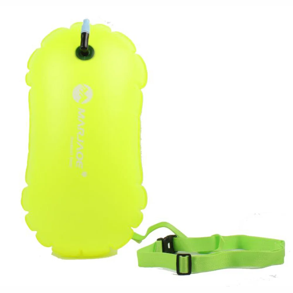 3 цвета Плавающий поплавок Поплавковый буй воздушный сухой мешок для плавания тренировочный защитный знак надувная Флотационная сумка - Цвет: Fluo Yellow