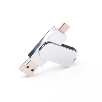 

Type C Dual USB 3.0 Flash Drive 32GB Portable U Disk External Storage Memory Stick Data Storage Flash Drive for Computers Phones