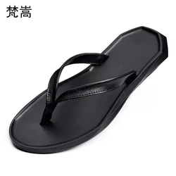 summer flip-flops mens British fashion beach casual shoes fender summer men genuine leather slippers mens slide sandals summer flip-flops mens British fashion beach casual shoes fender summer men genuine leather slippers mens slide sandals