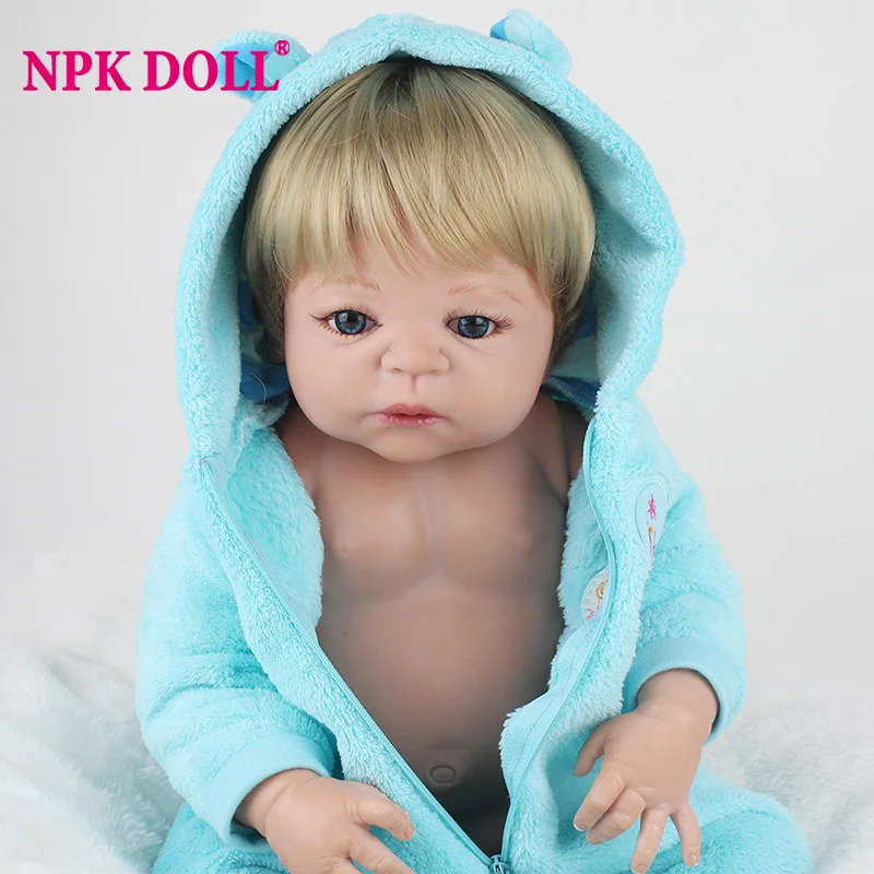 

22 Inch Soft Silicone Reborn Dolls Lifelike Baby Full Body Silicone Reborns For Sale Boneca Reborn Realista Child Girls Toys