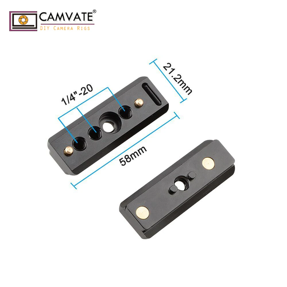 Trilho de Segurança Parafuso para Smallhd 58mm de Comprimento com 1 Camvate Liberação Rápida Nato 4 -20 700 Monitor 701 Lite 702 Brilhante - - Image 5