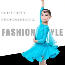 Комплект новой летней детской плащ латинское платье для танцев красный/зеленый/желтый для самбы/ковбой/танец Чача выступление конкурс производительность