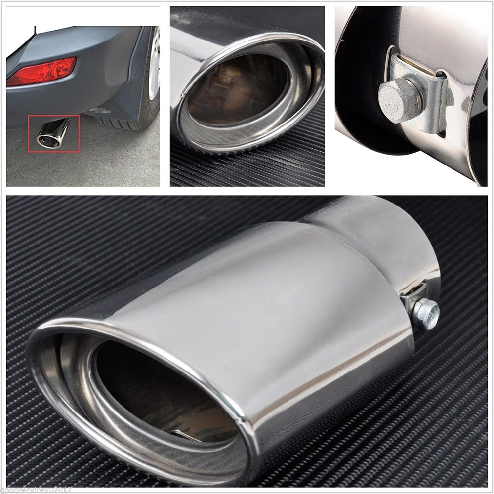 Universal Stainless Steel Car Exhaust Pipe Muffler Tip Exhaust Pipe
