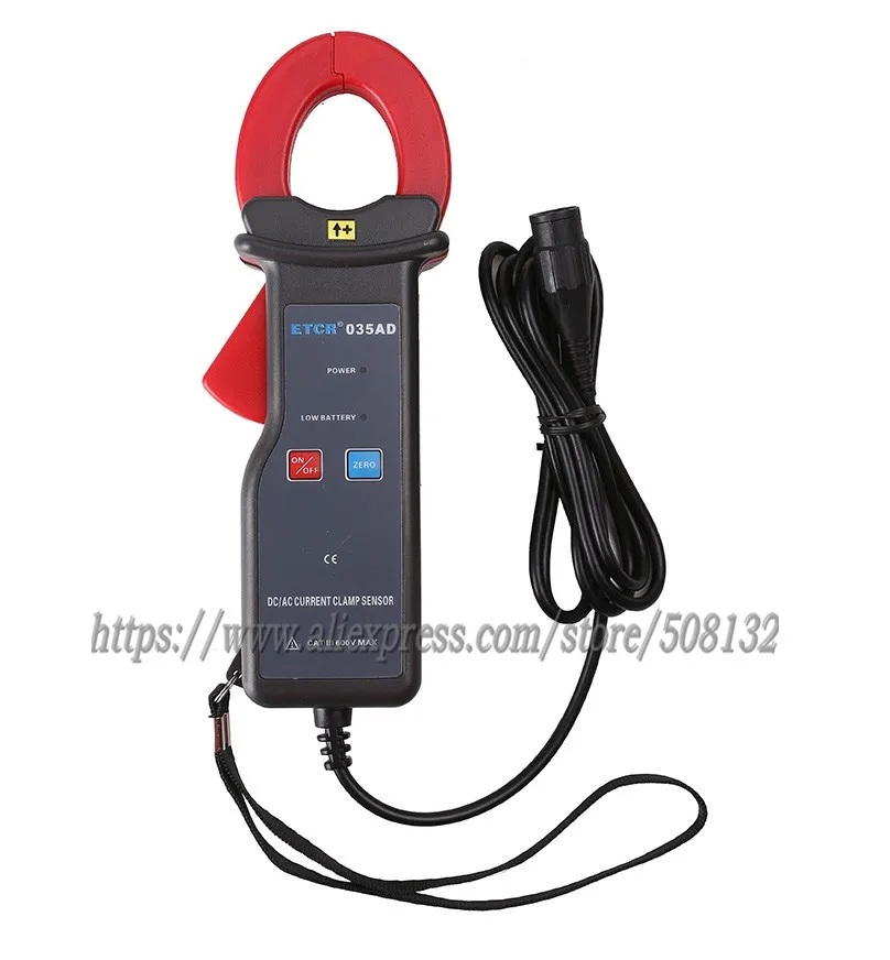 

ETCR035AD AC/DC clamp current sensor 0.0A~1000A 0mV~600mV