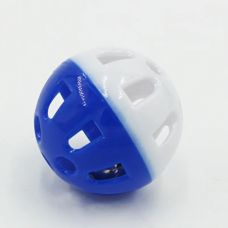 Original Toys for Cats Ball Bell Ring Plastic Cat Toy Playing Chew Rattle Scratch Plastic Ball Cat Training Toys Pet Cat Supply