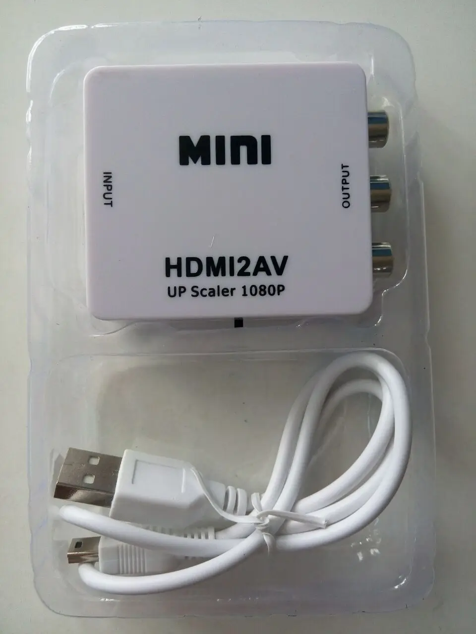 

2 Colors Support HD 720P 1080P Mini HDMI to AV HD Video Converter