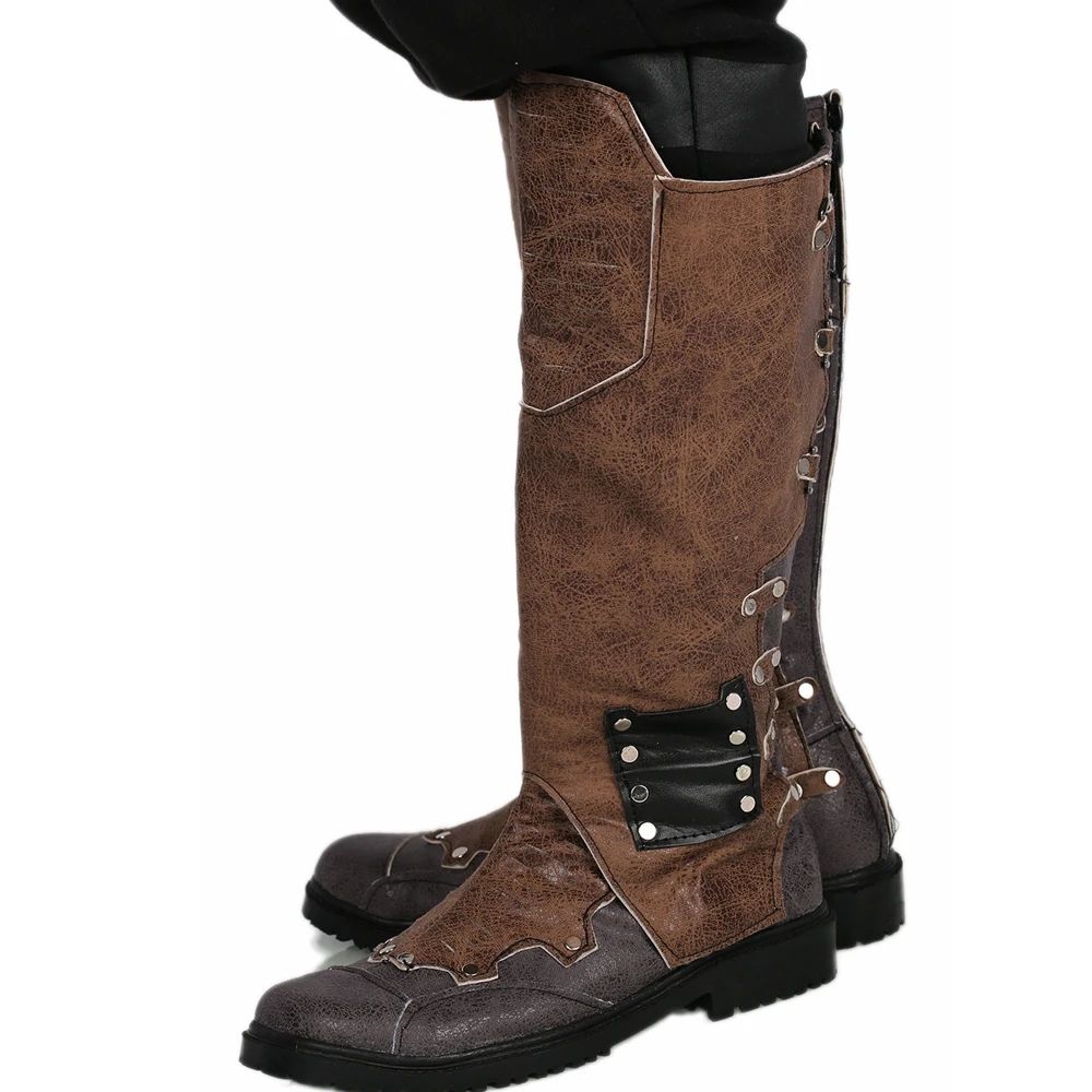 Guardians of the Galaxy Vol 2 Star Lord Cosplay Shoes Leather Mens Boots