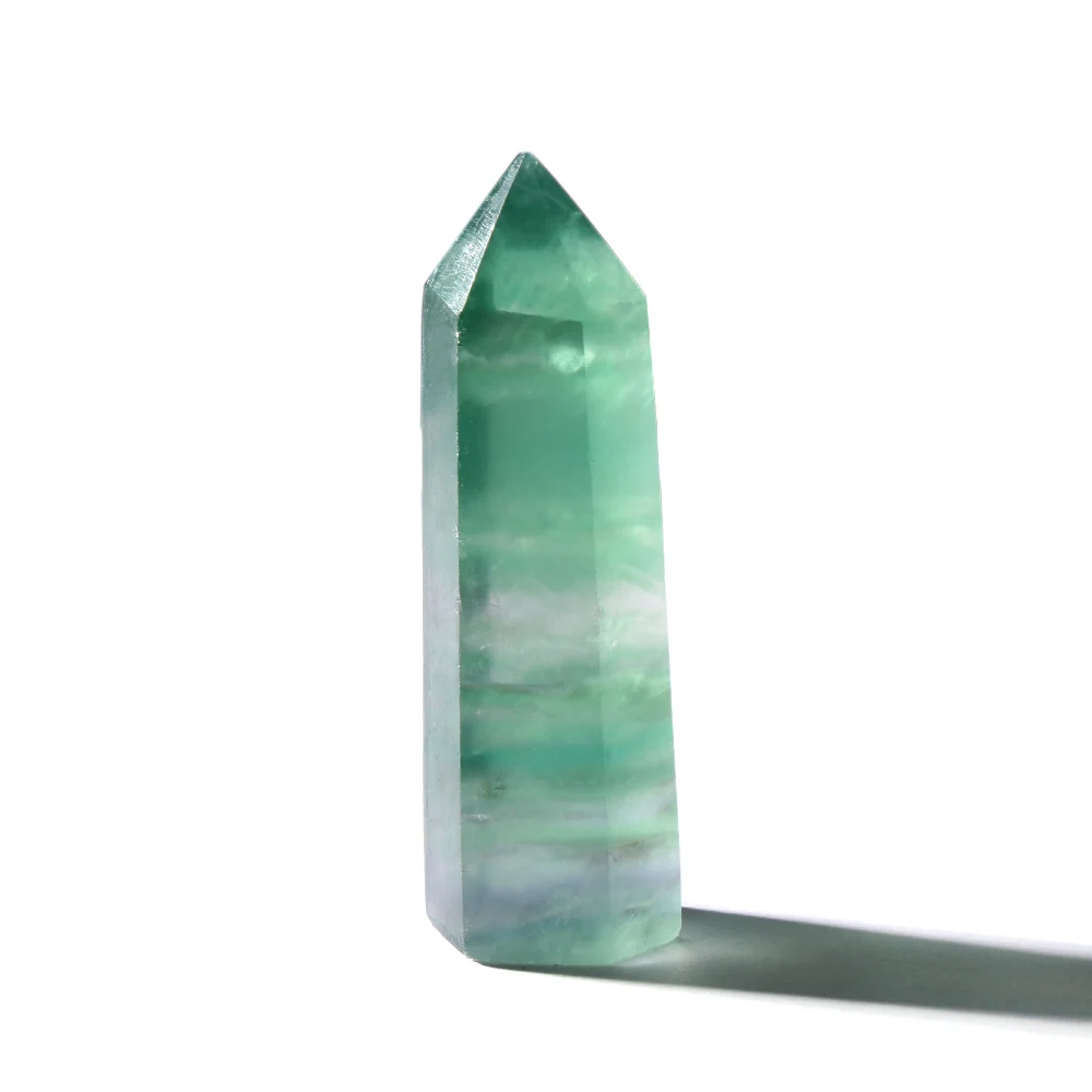 1 шт. 40-50 мм кристалл кварца палочка целебный Кристалл Камень палочка целебный зеленый камень украшения для дома декоративные поделки