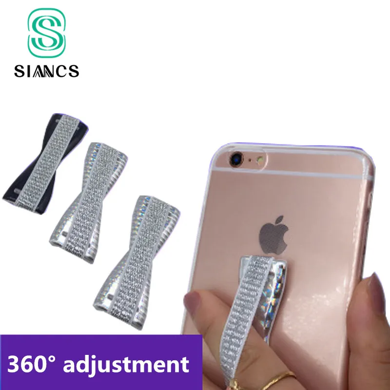 

Anti Slip Finger Sling Grip Elastic Band Strap Phone Holder For iPhoneXS Samsung xiaomi Stand Mount Support for samartphone