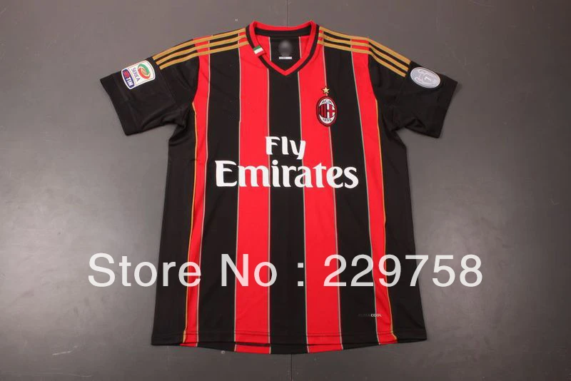 ac milan custom jersey