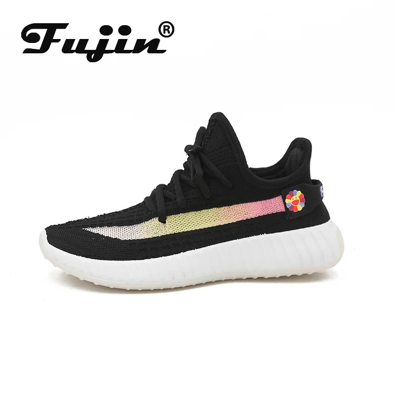 

Fujin Casual Women Shoes Dropshipping 2019 Summer New Student Leisure Sneakers Breathable Flying Sneakers Mesh Chaussures Female