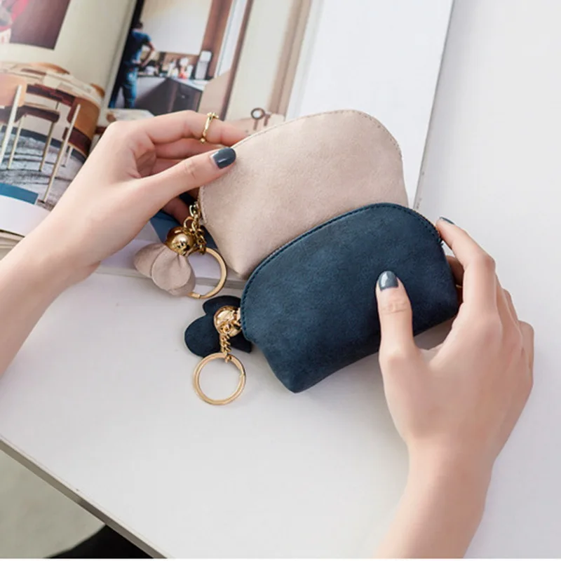 

Ladies Mini Wallet Young Fashion Purse Short Cute Coin Purse Love Students Small Fresh Wallet