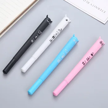 

40 Pcs Fresh Creative Cartoon Personality Weird Evil Neutral Pen Cute 0.5 Mm Black Student's Office Signature Gel Pen Wholesale