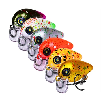 

1pcs 3cm 2.5g Mini Crazy Wobble Pesca Crankbait Hard Crank Bait Tackle Artificial Fishing Lure Swimbait Fish Japan Wobbler