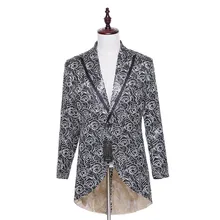 Весенний мужской костюм Куртка Блейзер осенние мужские пальто костюмы для отдыха деловой мужской костюм куртка формальная с одной пуговицей цветочный узор