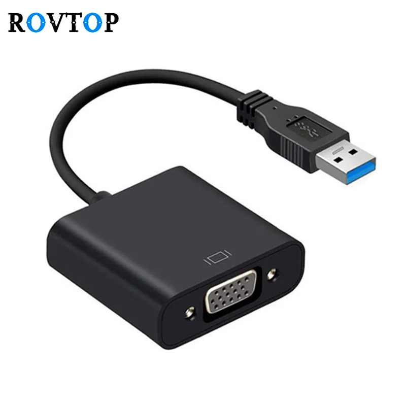 USB 3,0 to VGA адаптер внешняя видеокарта мульти Дисплей конвертер для Win 7/8/10 настольных ПК Монитор Проектор HDTV Z2