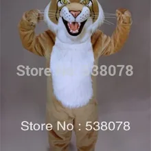 Профессиональный Tan bobcat Маскоты костюм весело, здорово Cosply Костюмы для Хэллоуина для отдыха и вечеринок Карнавальная празднование sw614