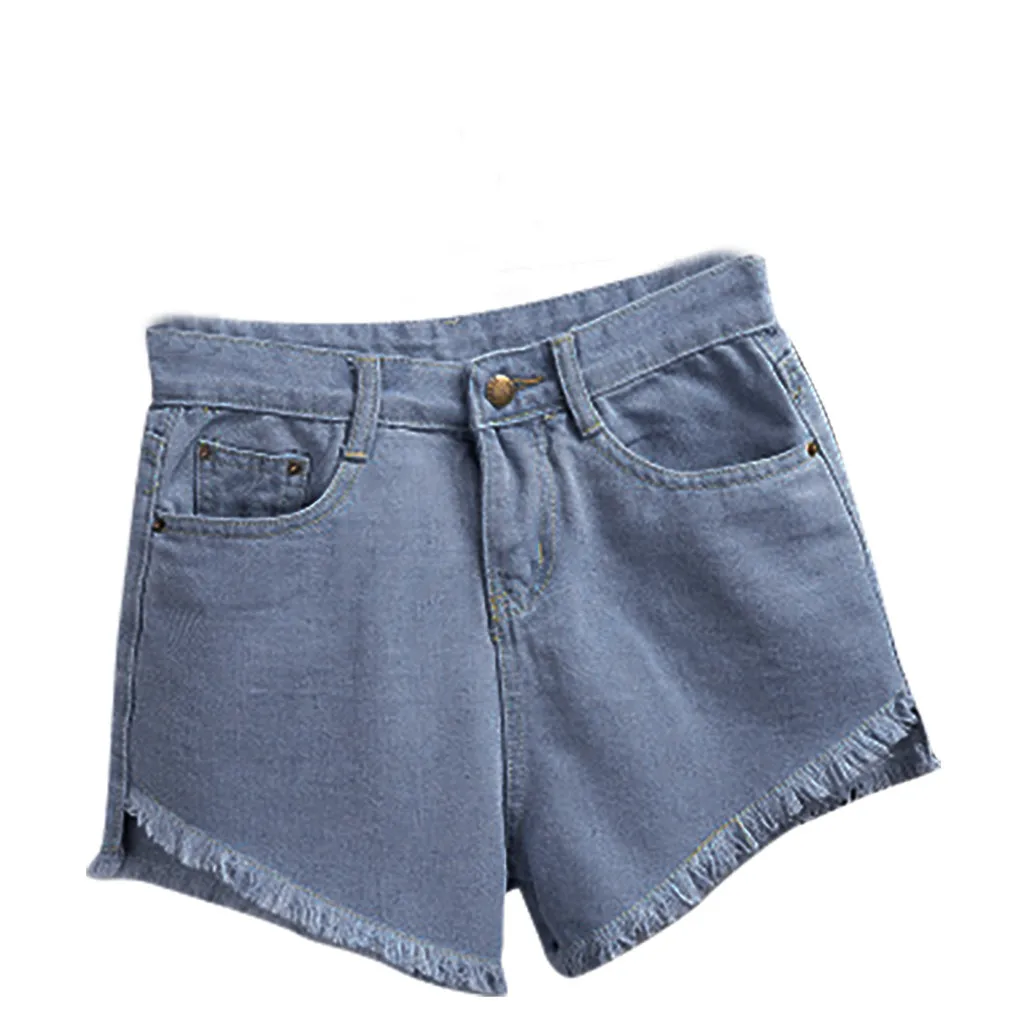 Джинсовые шорты женские Большие размеры женские шорты летние модные женские джинсы с карманами джинсовые женские узкие сексуальные шорты с высокой талией