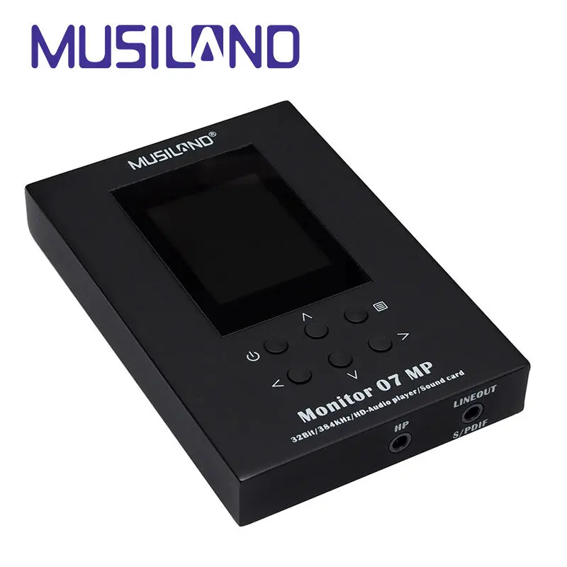 Новая улучшенная Портативная звуковая карта MUSILAND Monster 07MP Hi Fi HD аудио самодисплей