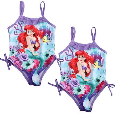 Special Price 2017 Summer Baby Girl Kids One-piece Suits Character Print Swimwear A Surprising Gift Swimmable Summer Triangle Beachwear 2-6Y