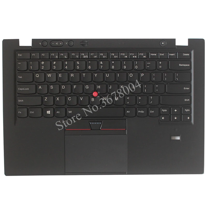 Новинка для Lenovo Thinkpad X1 carbon X1C 2013 клавиатура с подсветкой в США ободок крышка W/TP FP