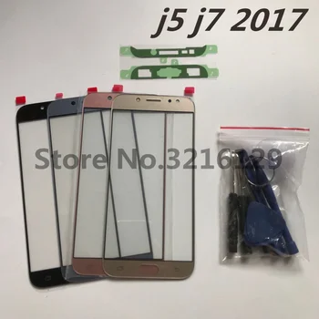 

Front LCD touch screen outer glass lens replacement for samsung galaxy j5 j530 J530F j7 j730 J730F 2017+tool+Sticker