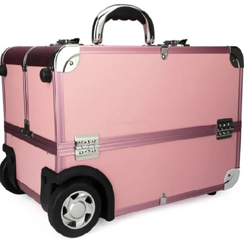 2017 Professionale beauty case bagagli di viaggio trolley tipo di auto  Bellezza cosmetici casi toolbox capacità Valigia Borse|suitcase  type|luggage bagtravel luggage - AliExpress