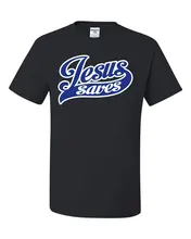 Jesus Saves T-Shirt Religion Christian Catholic Bible God Savior Tee Shirt Free shipping Tops Fashion Classic Unique gift catholic bible dictionary