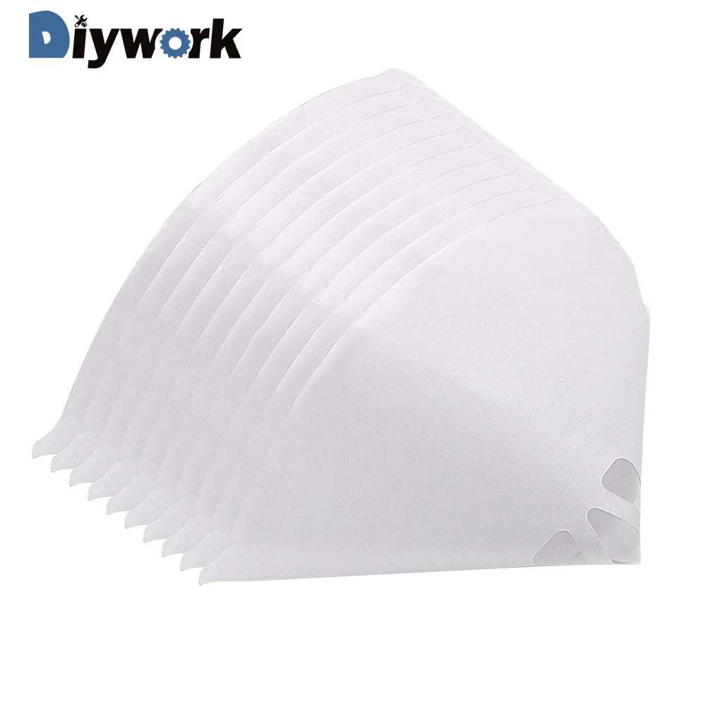 diywork 10pcs car paint part paint funnel tool paper paint strainers