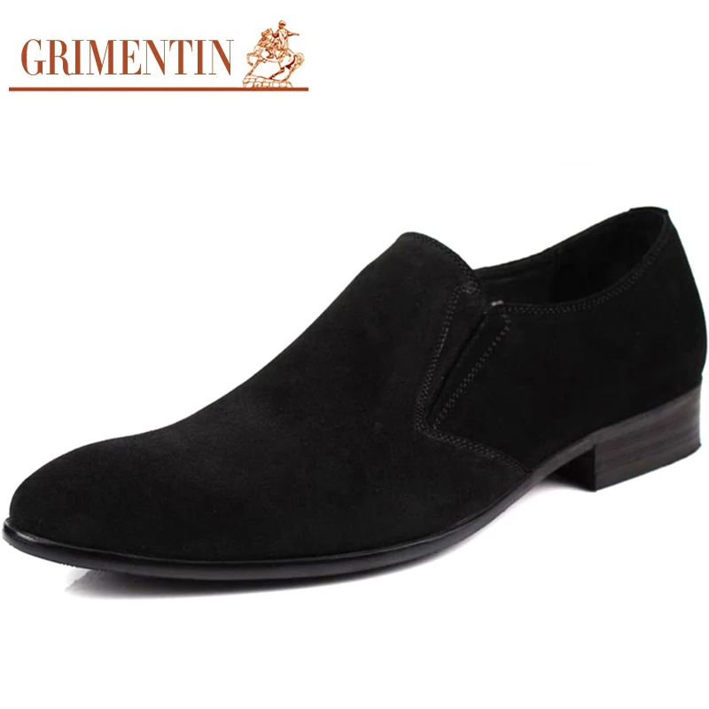 suede black dress shoes