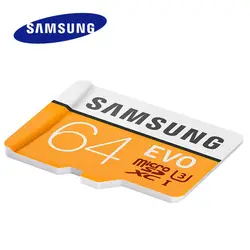 2017 Samsung карты памяти EVO Макс читать Скорость 100 м/с Micro SD 64 ГБ U3 Class 10 microSDXC карты C10 UHS-я транс флэш-карты MicroSD